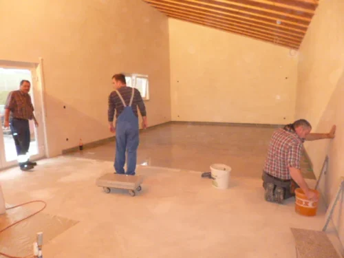 Vereinsheim: (2013-2014) Innenausbau